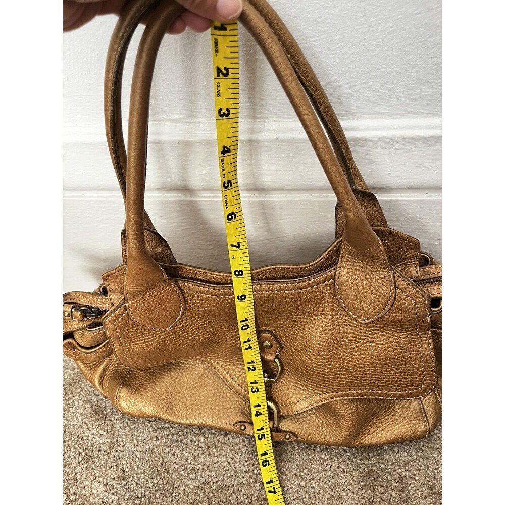 Cole Haan leather satchel purse Brown Village Work Office Professional Business - Picture 9 of 13